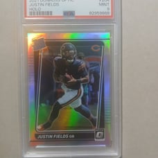 2021 DONRUSS OPTIC JUSTIN FIELDS HOLO #204 PSA9