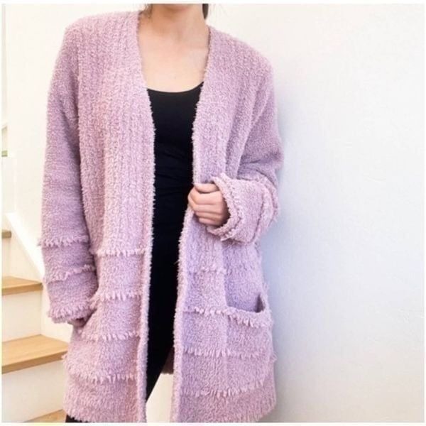 Xs barefoot dreams boardwalk cardigan orchid