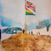 South pole painting