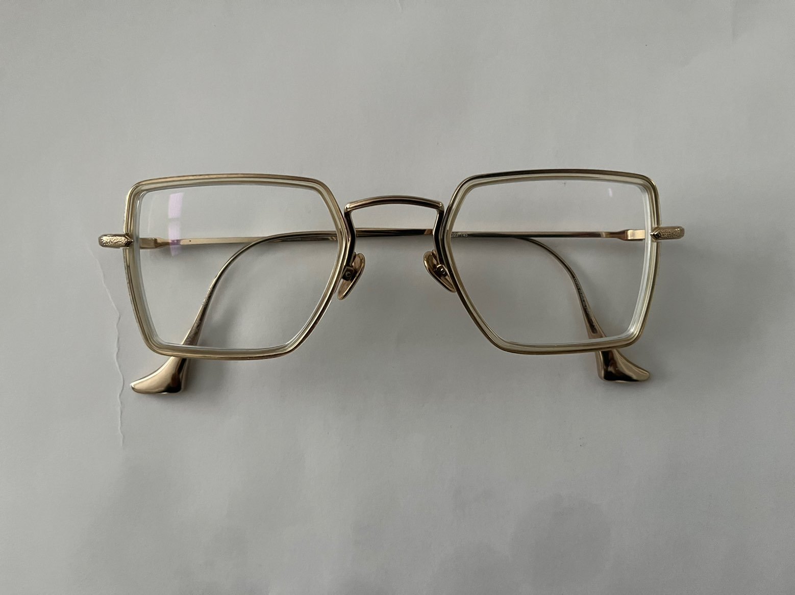 Eque.M Wavy II Gold Frames/eyewear