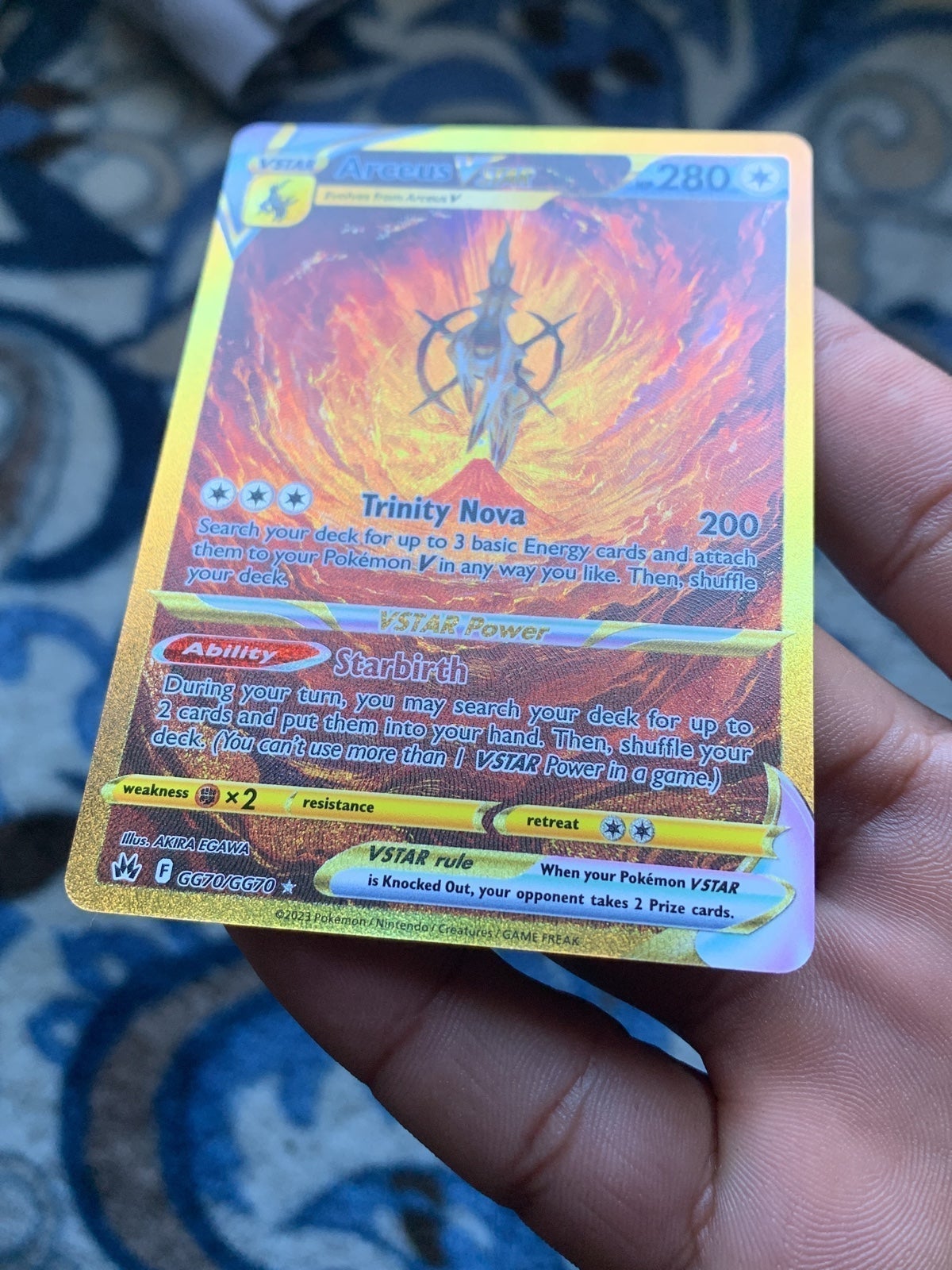Arceus vstar gg70/gg70 outlet crown zenith