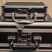 Four Aluminum Combination Lock Briefcases (Pre Owned)