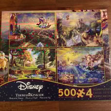 thomas kinkade Disney puzzle 4-in-1