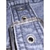 House Of Dereon Denim Capri Romper sz L Jumpsuit Y2K Jeans Denim One Piece