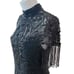 Vintage Nite Line Silk Beaded Fringe Cocktail Dress