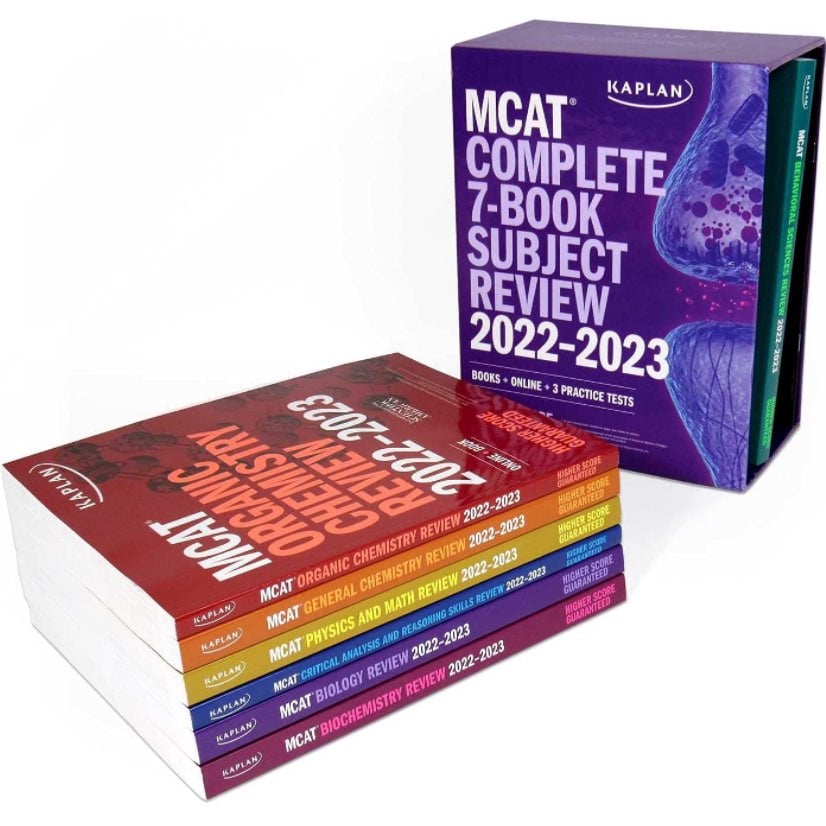 MCAT Kaplan complete 7-book review 2022-2023