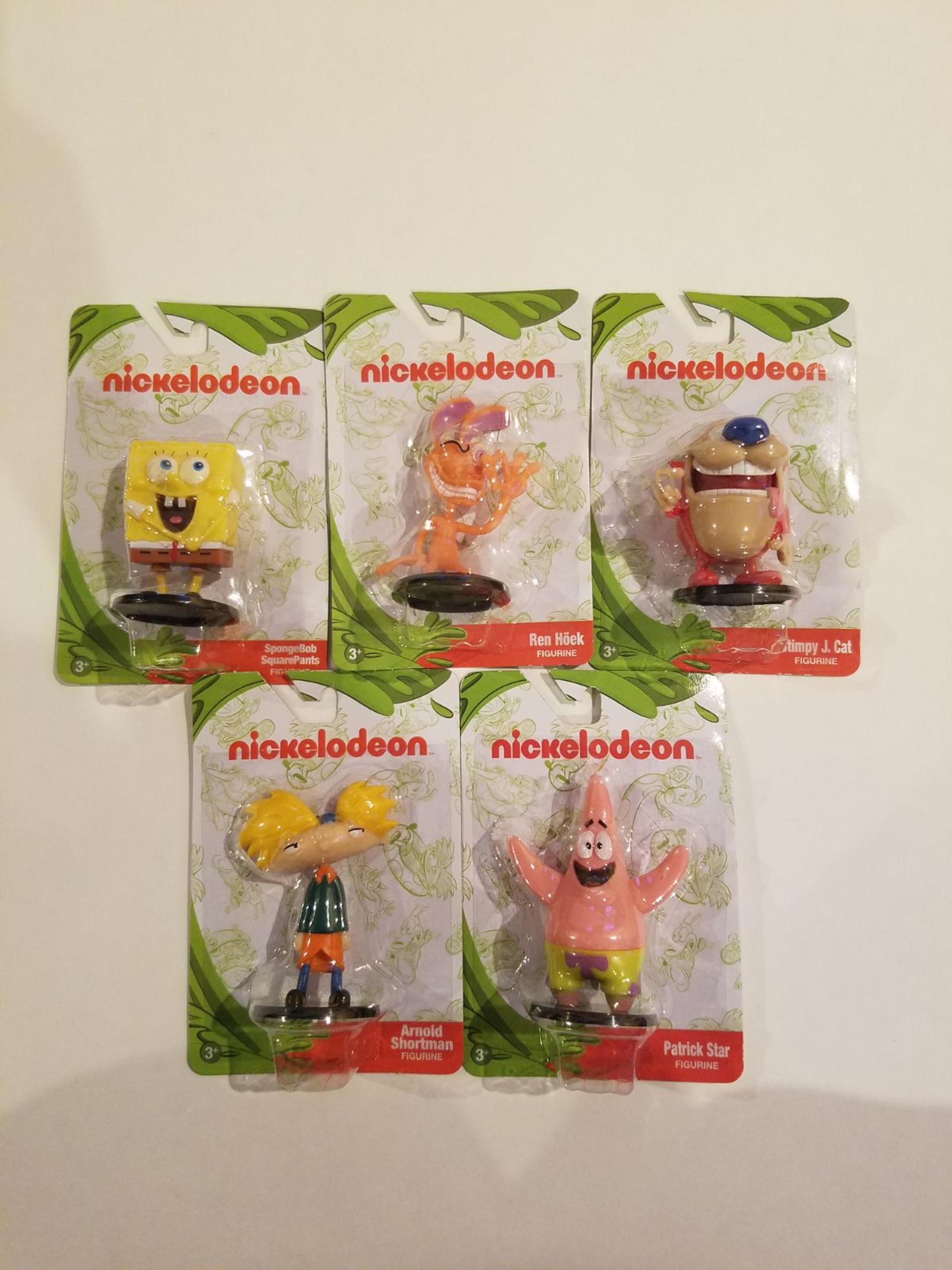 5 Nickelodeon Mini Figures