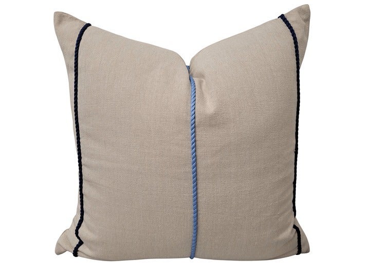 Pindler Natural Linen with Cording Pillow