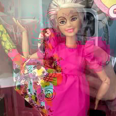 weird Barbie doll