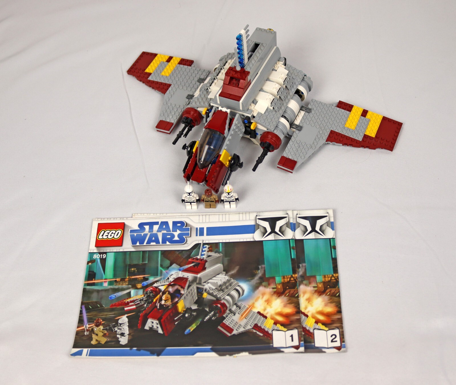 LEGO Star Wars: Republic Attack Shuttle (8019)100% Complete w/Minifigures Manual