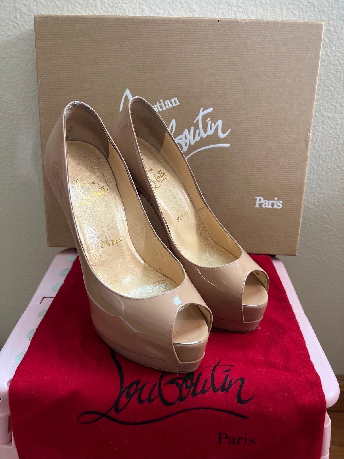 Christian Louboutin Palais Royal 140 Patent Heel