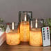 Flickering Flameless Candles with Remote & Timer 3Pack [3 ×4 /5 /6 ]