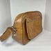 American Tourister Escort Vintage Tan Faux Leather Carry on Bag Case Luggage