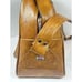 American Tourister Escort Vintage Tan Faux Leather Carry on Bag Case Luggage