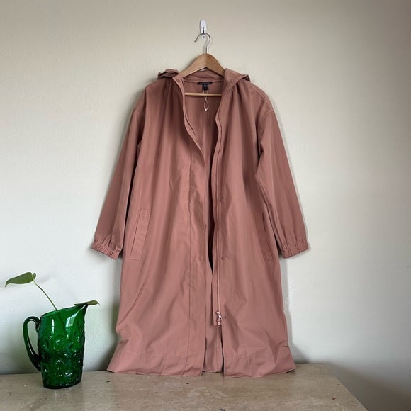 Eileen Fisher Recycled Polyester Hooded Coat