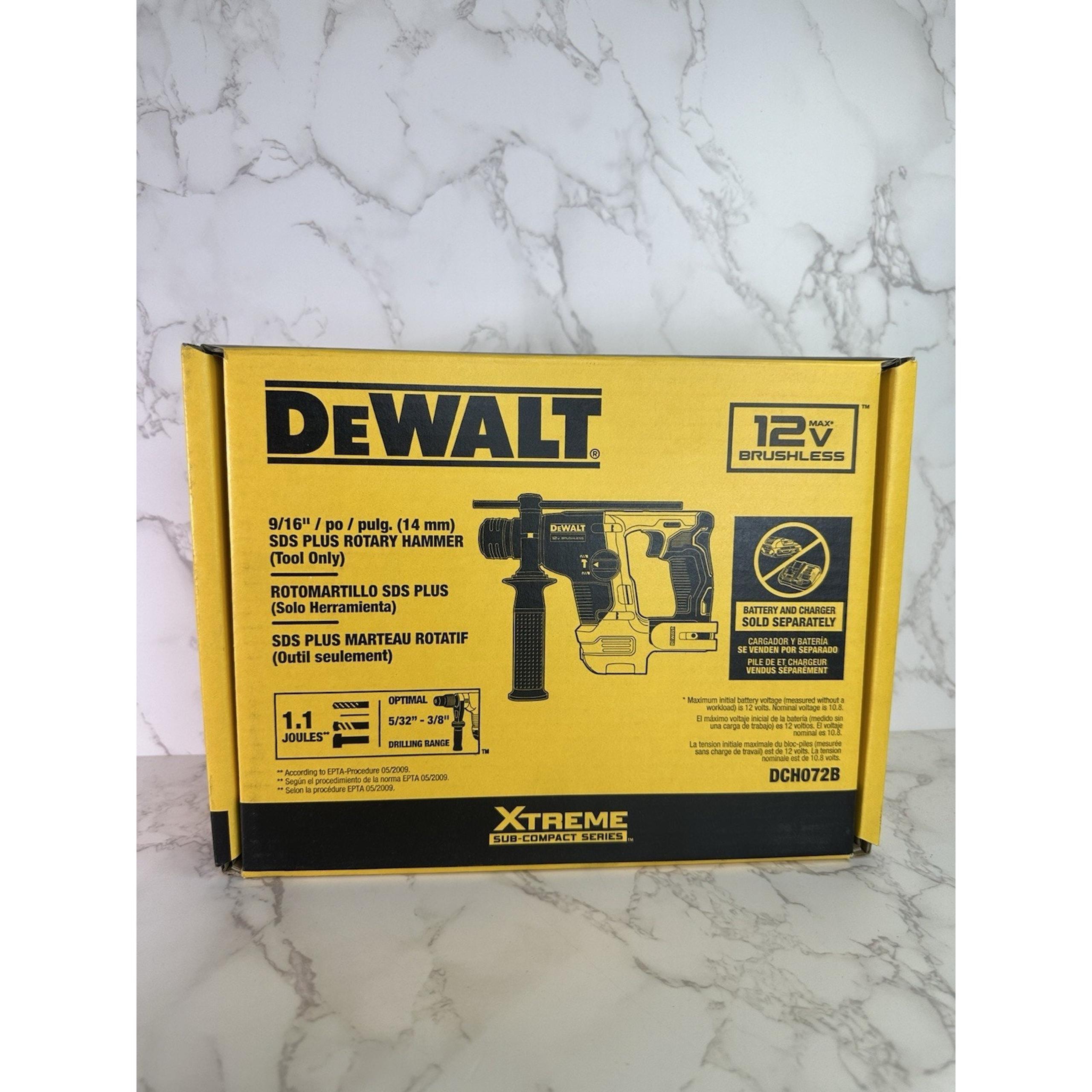 DeWalt DCH072B 12v Brushless 9/16" SDS Plus Rotary Hammer (Tool Only)