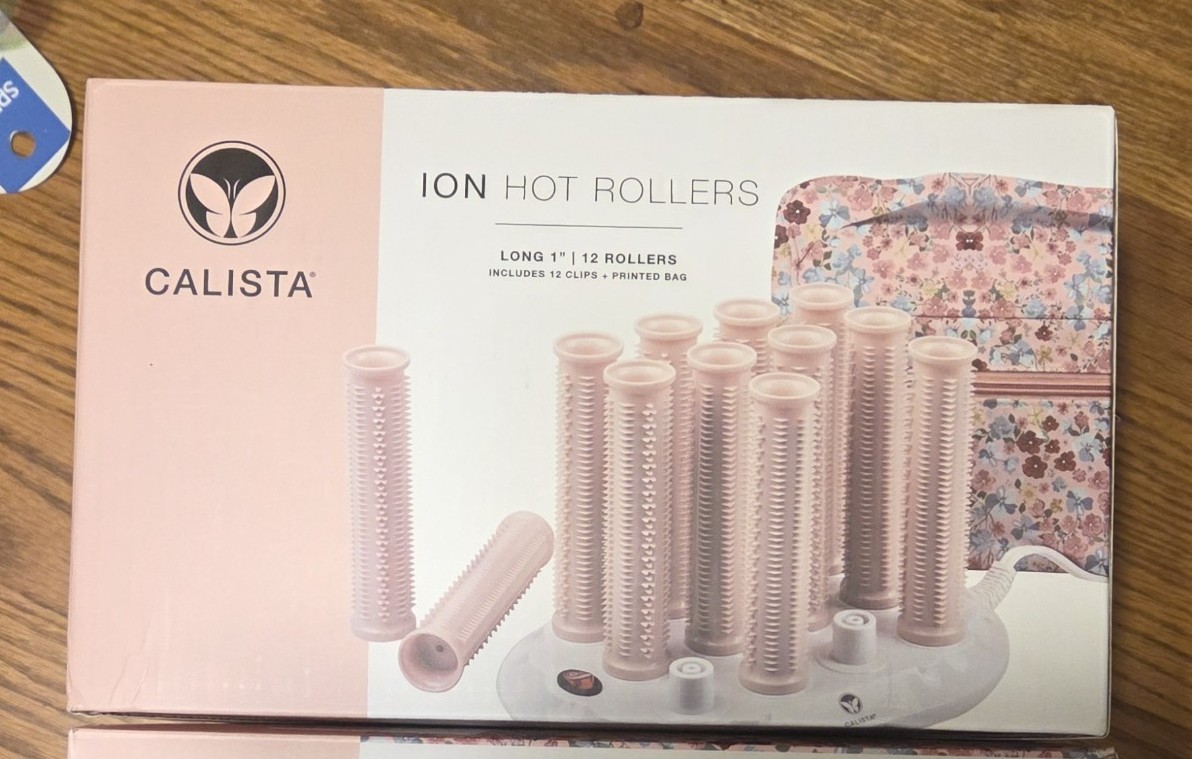 NEW Calista Hot Rollers with Travel Bag
