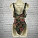 Beach Riot Green Tropical Shimmer Bikini Set 2 Piece High Waist Lined USA Large