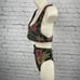 Beach Riot Green Tropical Shimmer Bikini Set 2 Piece High Waist Lined USA Large