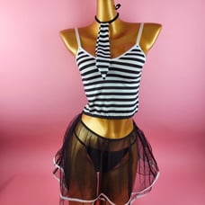 Jail girl lingerie set
