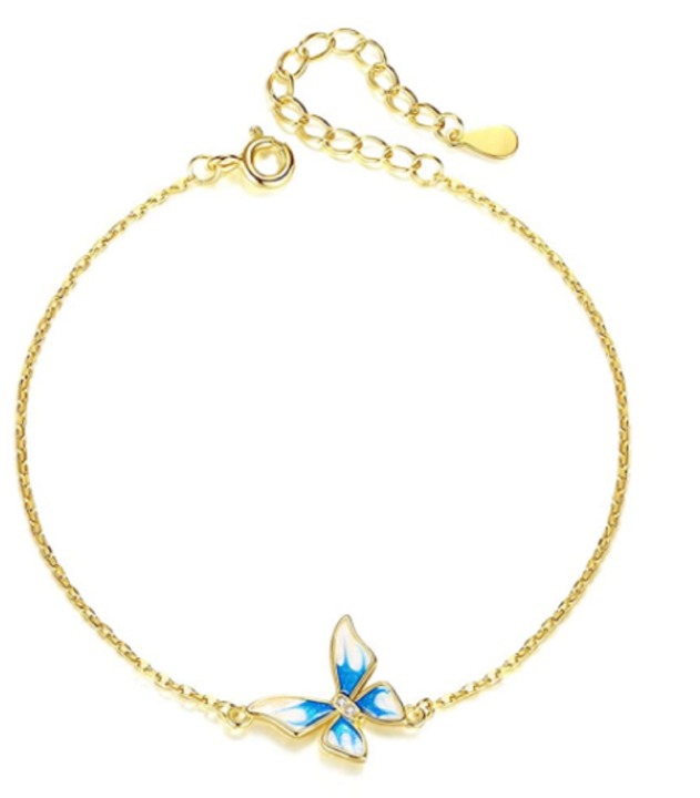 Golden Butterfly Bracelet Chain Anklet Jewelry