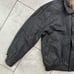 Vintage 90s Eagle Pass Genuine Leather Jacket Adult XL Black Quilt Lined Read
