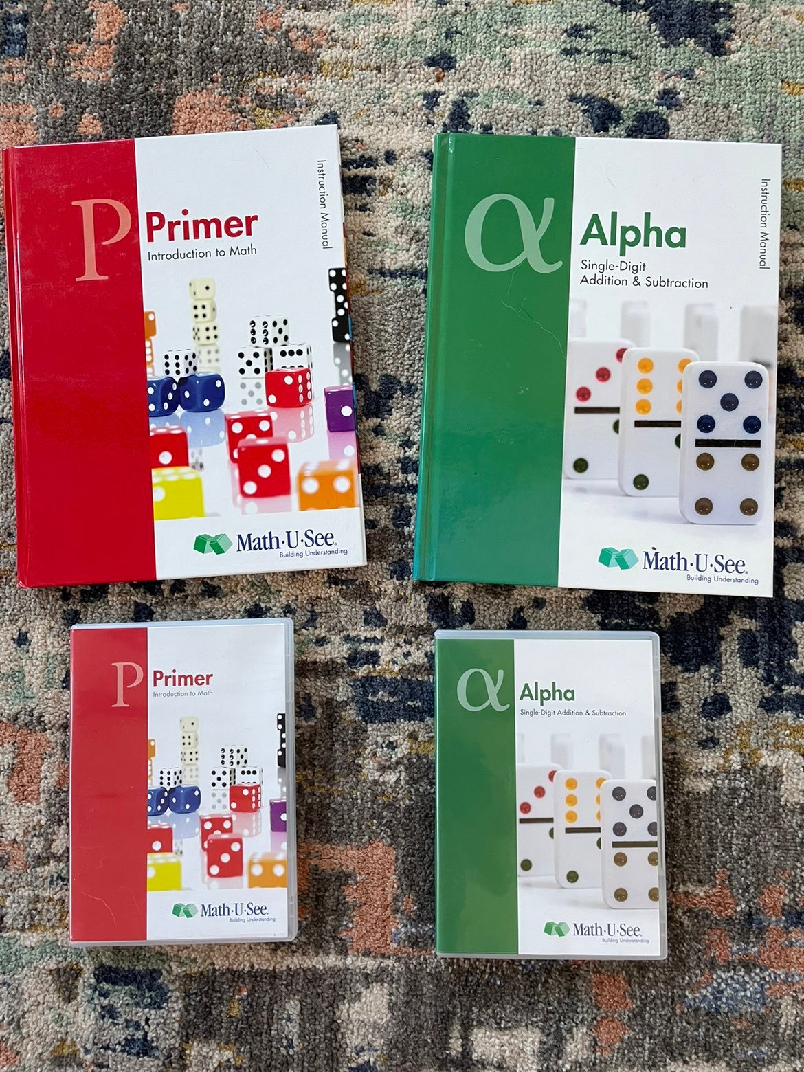 Math u see primer and alpha instruction manual and dvds