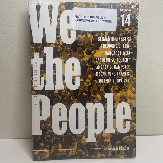 We the People Essentials 14th Edition with Access Code New Sealed 9781324034797