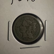 1872 3 Cent Nickel