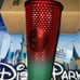 Disneyland Starbucks Studded Green And Red Christmas Tumbler