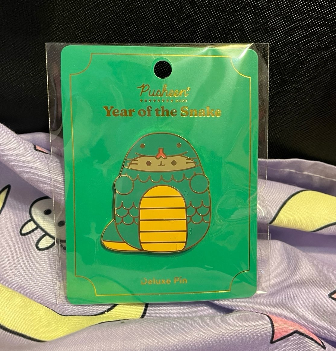 Pusheen Shop Exclusive Year of The Snake Deluxe Enamel Pin NWT