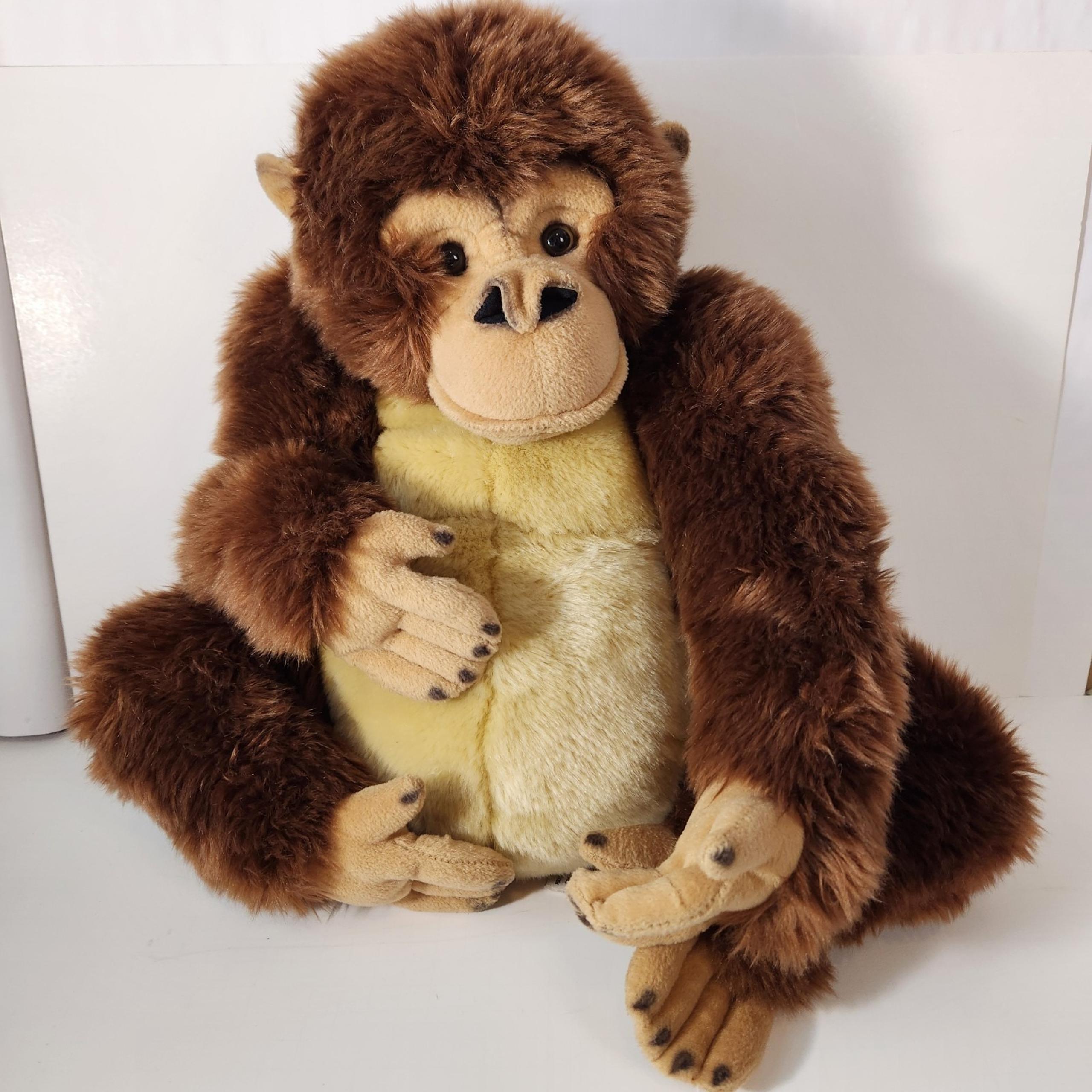 FAO Schwarz RARE Orangutan 2011 Toys R Us 15in Ape Plush Stuffed Animal Monkey