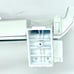 Genuine Washer Samsung Door DC68-03172B-03 White Hinges Assembly W254