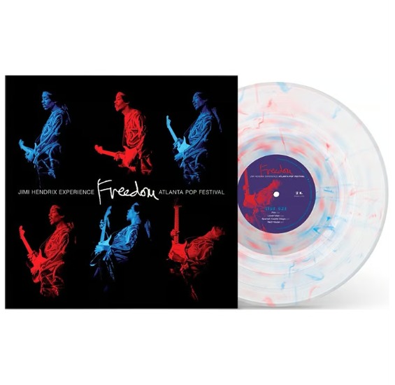 Jimi Hendrix Freedom LP ~ Exclusive White Vinyl w/Red, White & Blue Swirl ~ New!