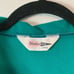 Vintage Robe Shadowline Sleepwear Made In USA Blue Green Teal Polyester Size L