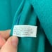 Vintage Robe Shadowline Sleepwear Made In USA Blue Green Teal Polyester Size L