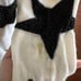 Alice + Olivia Bao Embellished Black Cream Sweater XS