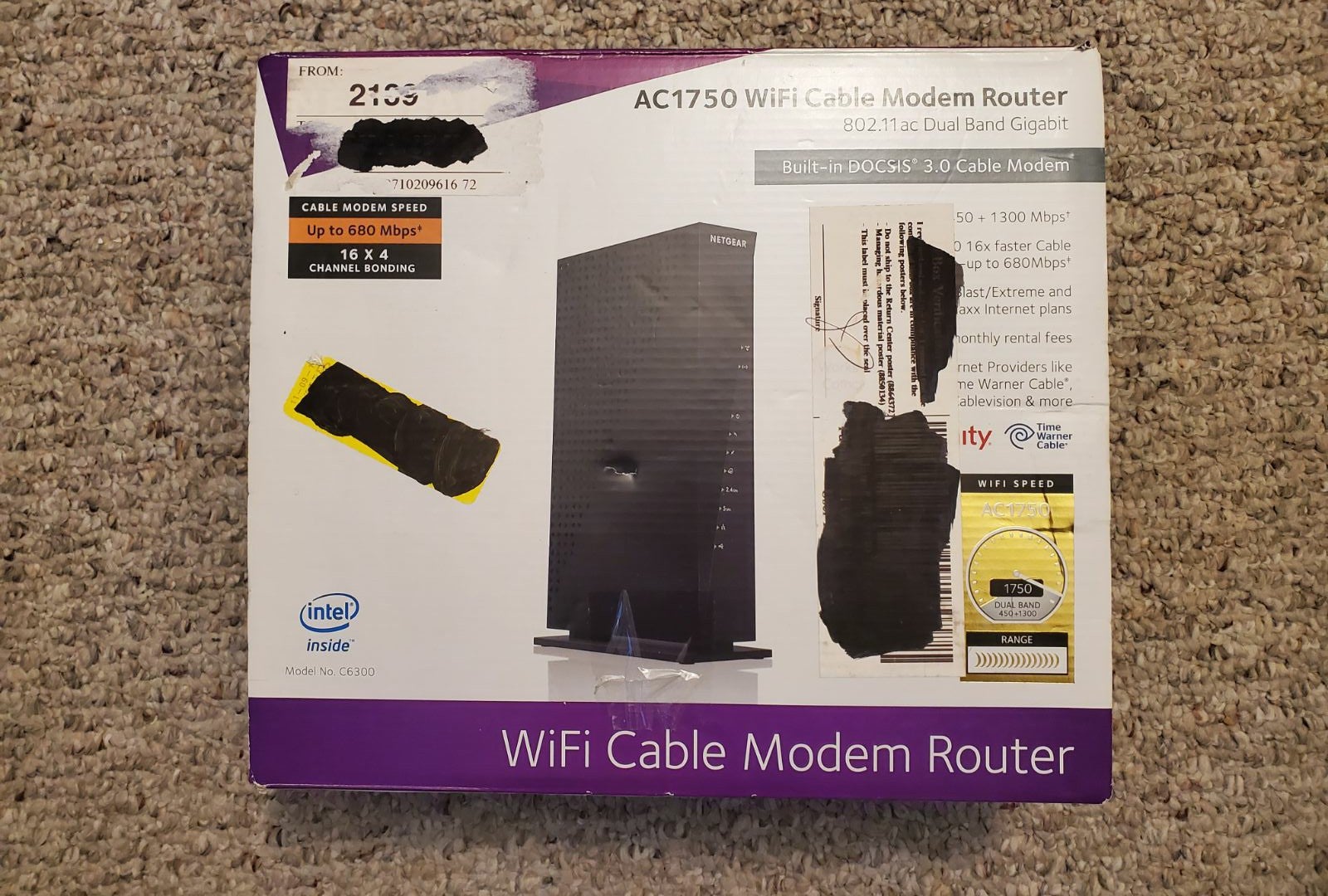 NETGEAR C6300-100NAR Wi-Fi Cable Modem R