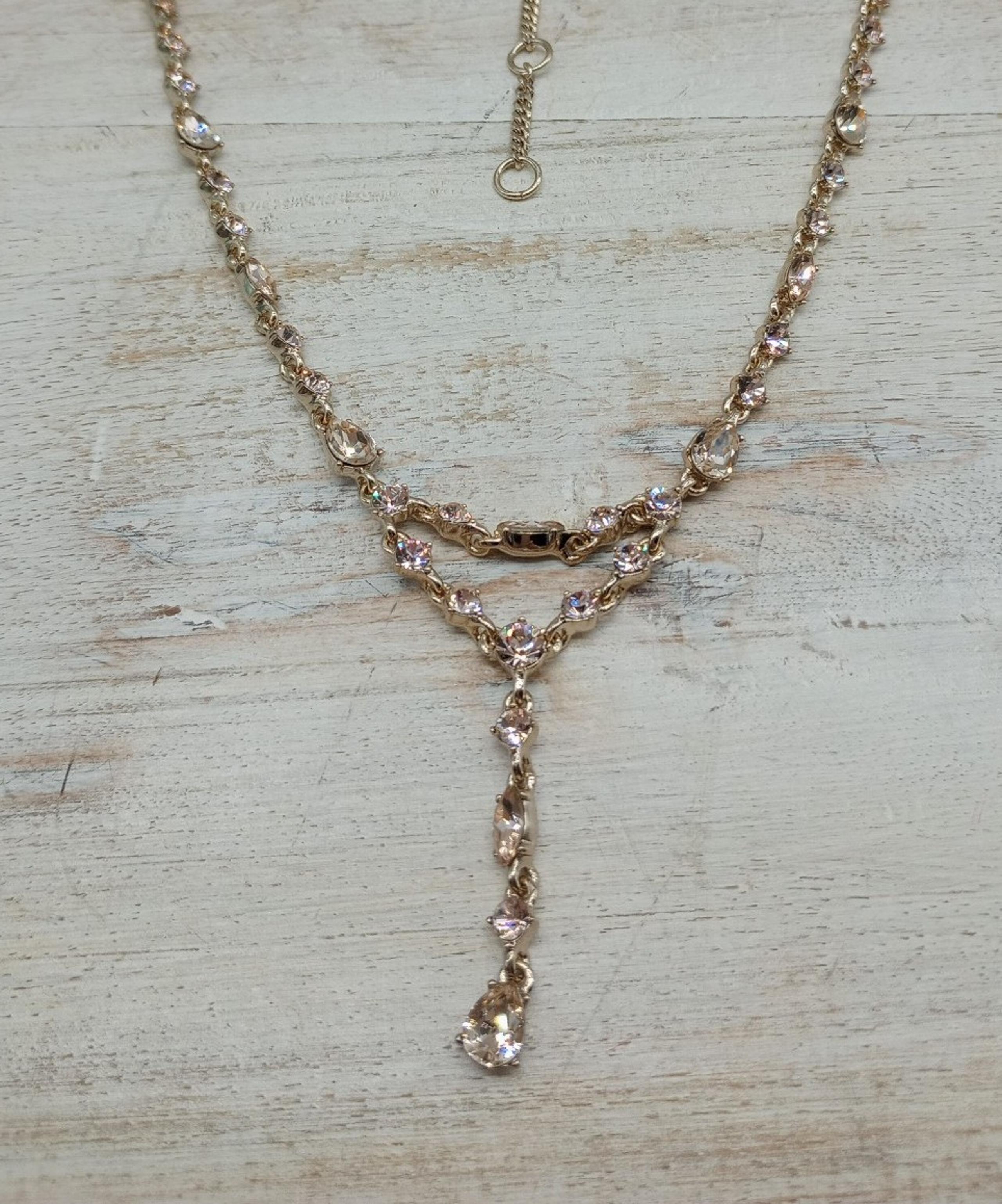 Givenchy Gold-tone Stone Necklace