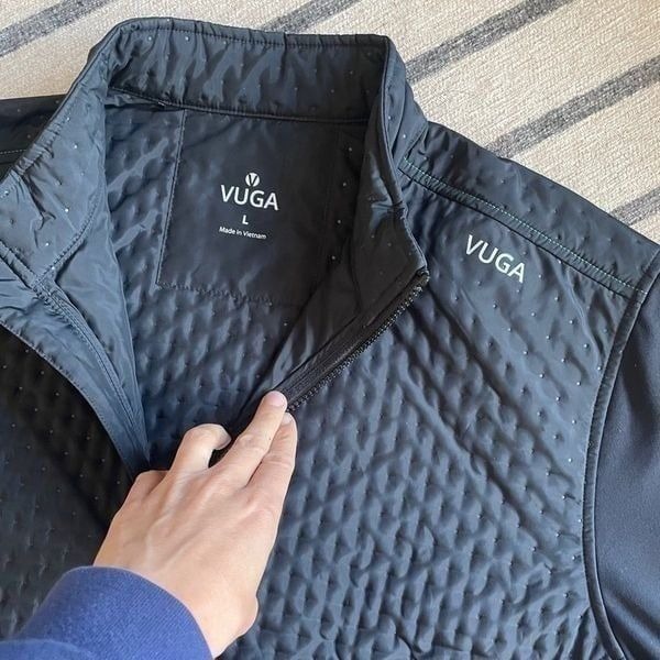 VUGA dalton quilted jacket. Black. Large