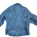 Vintage 80s Womens Lee Trucker Jean Jacket Denim Made In USA Size Small