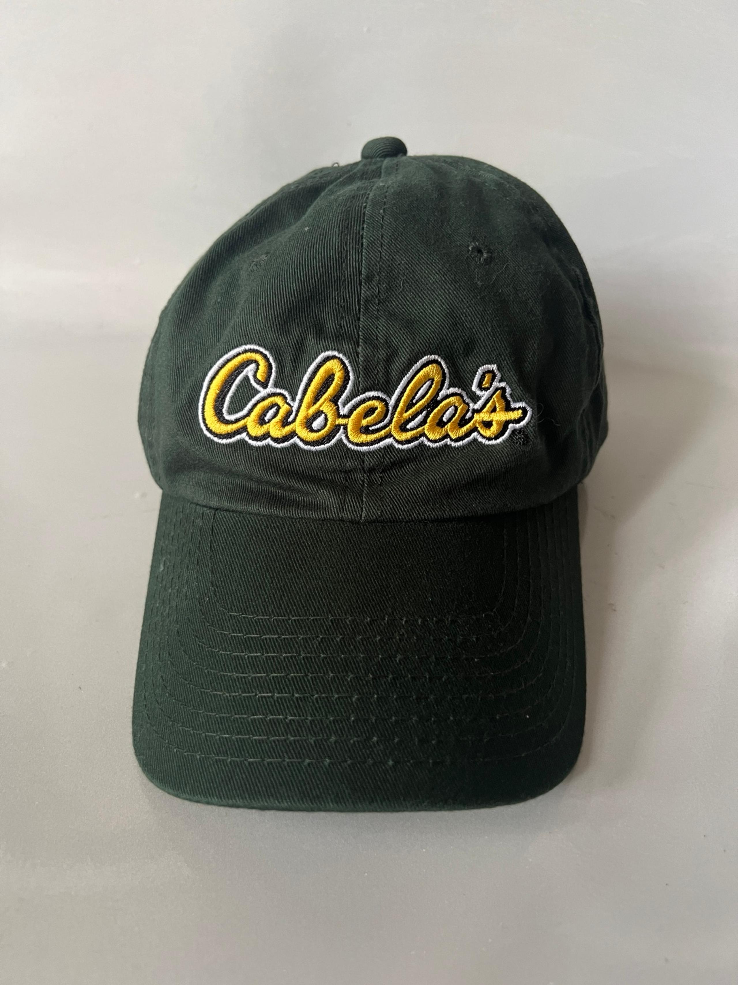 Cabelas Worlds Foremost Outfitters Strapback Adjustable Mens Hat Cap Green
