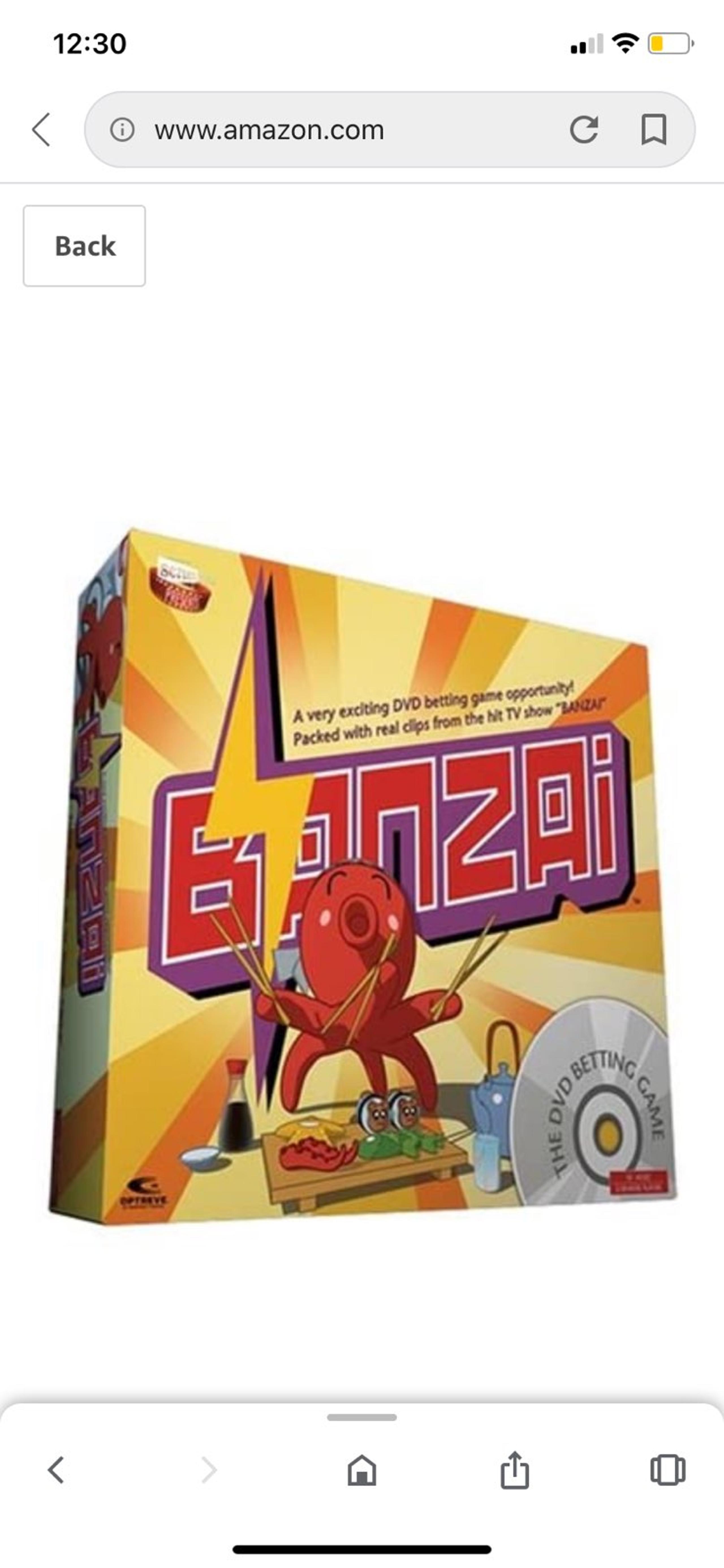 Bonzai DVD Betting Game