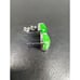 Canadian Genuine Natural Nephrite Jade & Sterling Silver Square Stud Earrings