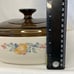 CorningWare~Beige Abundance 1.5 LT Fruit Casserole Baking Dish w/ Pyrex Lid