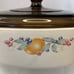 CorningWare~Beige Abundance 1.5 LT Fruit Casserole Baking Dish w/ Pyrex Lid