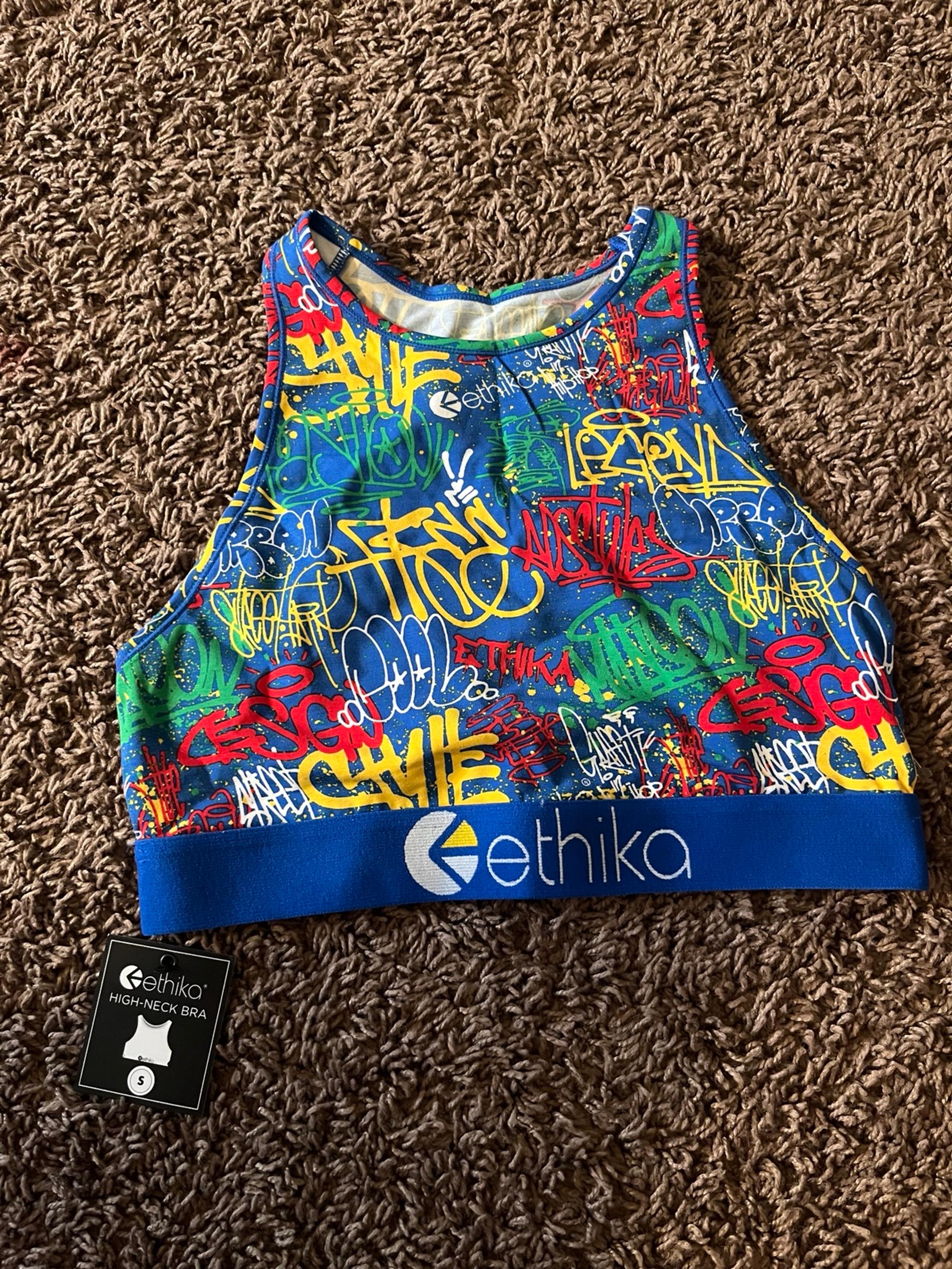 Women’s Ethika High Neck Sports Bra Size Small