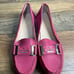 New Kate Spade Leather Loafers Size 6 Color Fushia