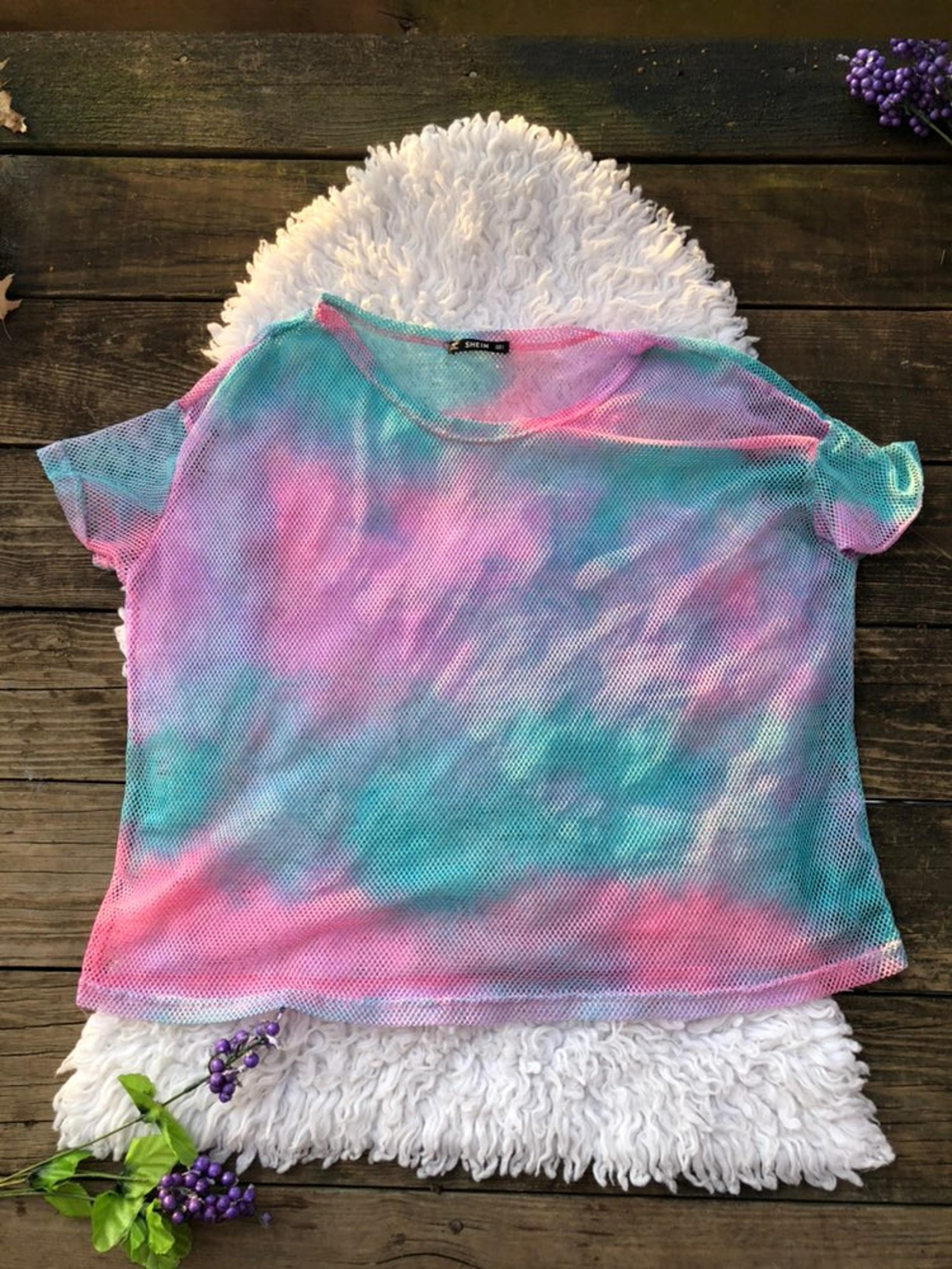 Ombre Mesh Oversized Pastel Top LARGE