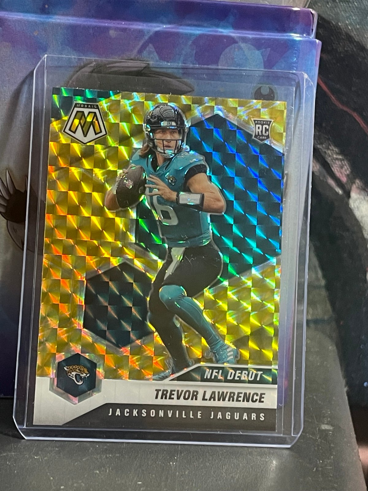 Trevor Lawrence Mosaic Prizm Rookie Card